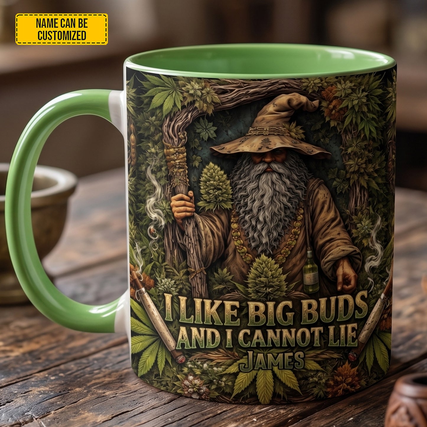 I Like Big Buds - Personalized Weed Accent Mug