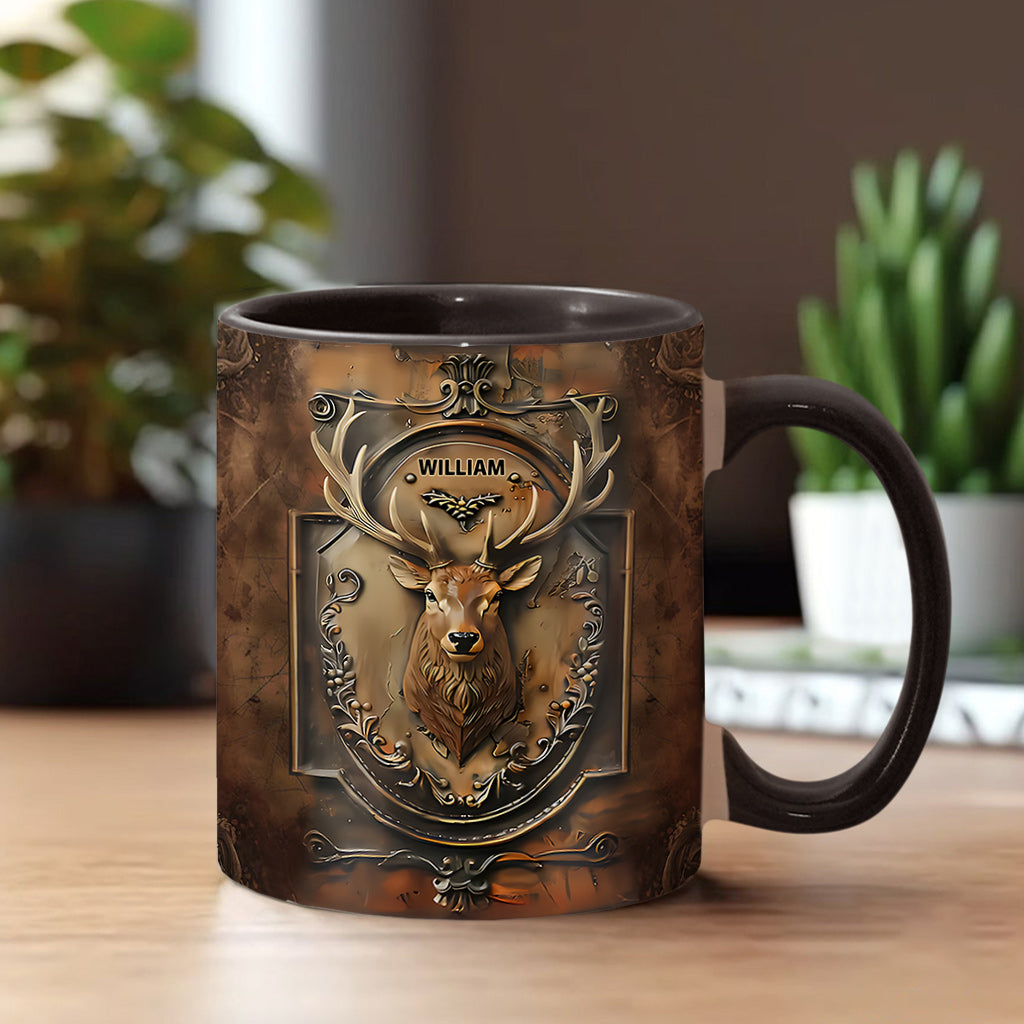 Trophy Buck – Personalized Hunting Accent Mug