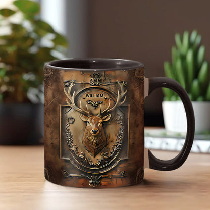 Trophy Buck – Personalized Hunting Accent Mug