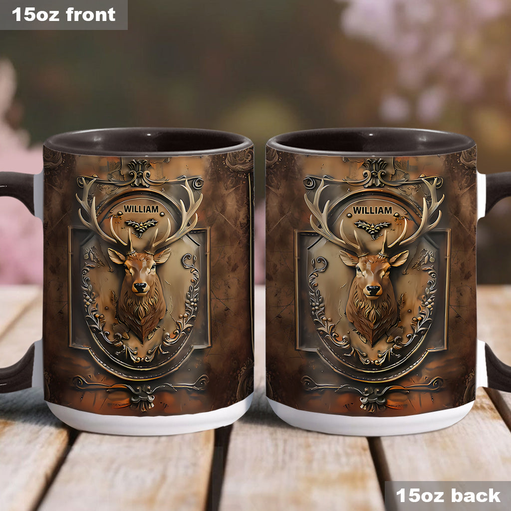 Trophy Buck – Personalized Hunting Accent Mug