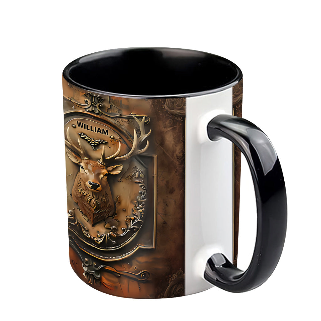 Trophy Buck – Personalized Hunting Accent Mug