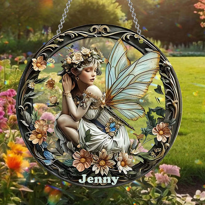 Your Garden Stained Glass - Personalized Gardening Window Hanging Suncatcher