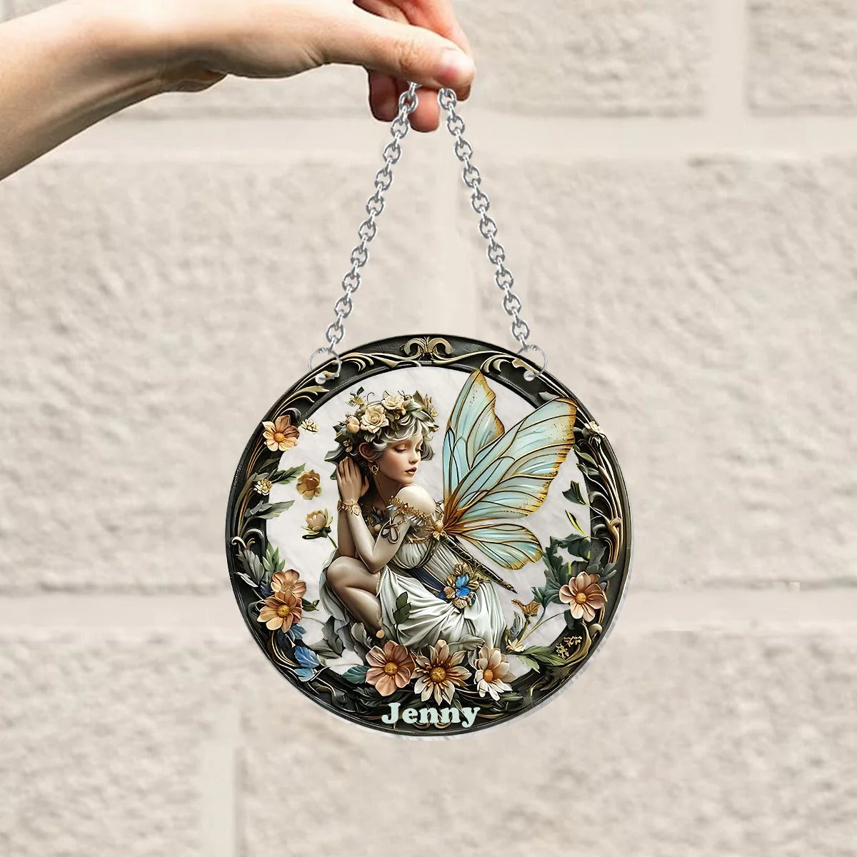 Your Garden Stained Glass - Personalized Gardening Window Hanging Suncatcher