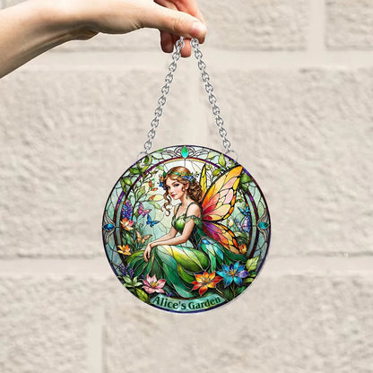 Your Garden Stained Glass - Personalized Gardening Window Hanging Suncatcher