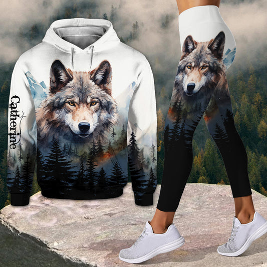 Spirit of the Wolf – Personalized Country Hoodie And Leggings
