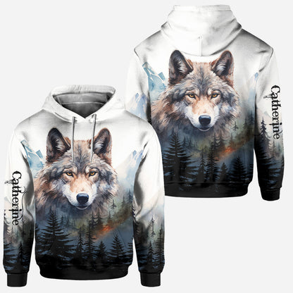 Spirit of the Wolf – Personalized Country Hoodie And Leggings
