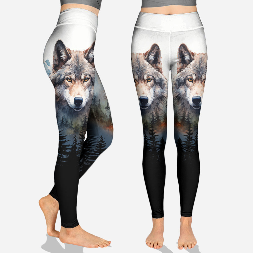 Spirit of the Wolf – Personalized Country Hoodie And Leggings