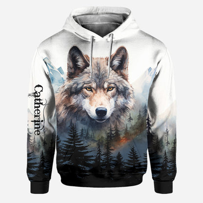 Spirit of the Wolf – Personalized Country Hoodie And Leggings