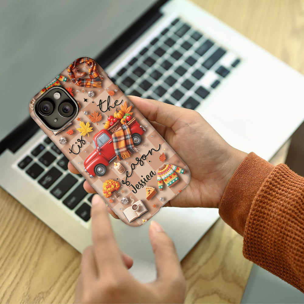 Tis The Season - Personalized Autumn Phone Case