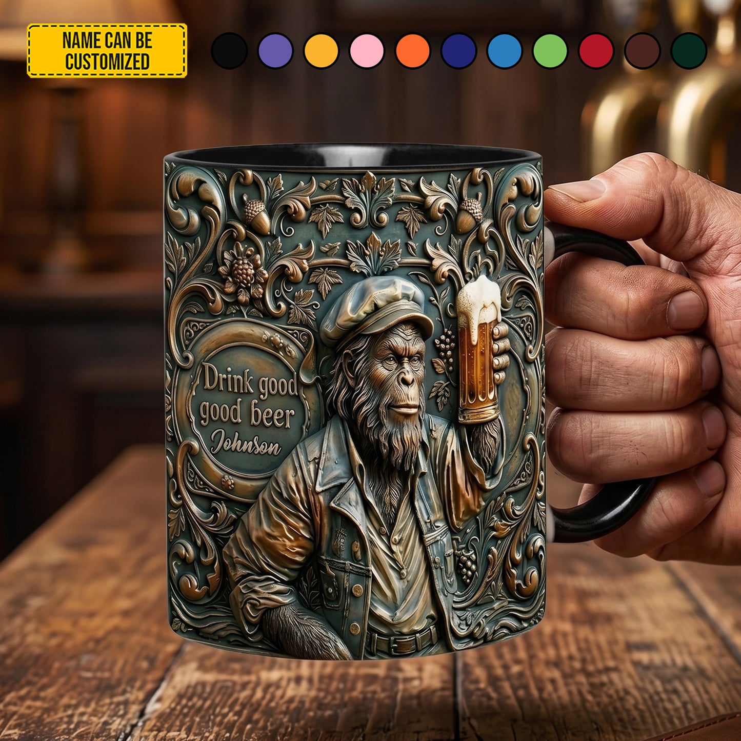 Bigfoot’s Brew – Personalized Beer Lover Accent Mug