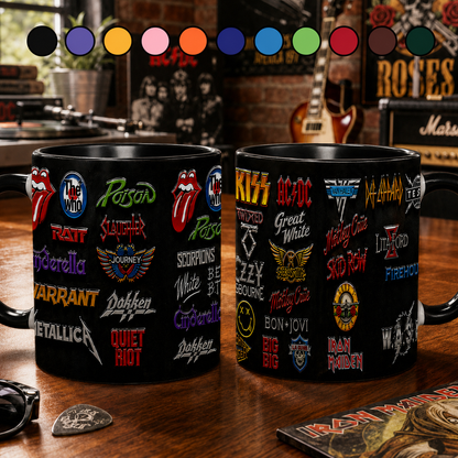 Classic Rock Legends Accent Mug