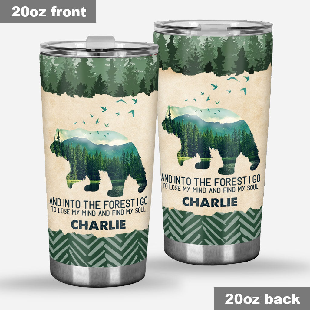Love Camping - Personalized Bear Camping Tumbler