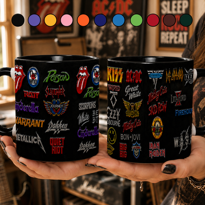 Classic Rock Legends Accent Mug