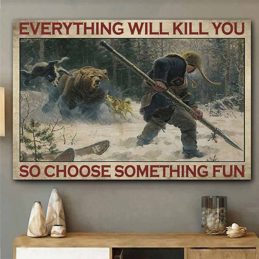 Hunting Poster Or Canvas