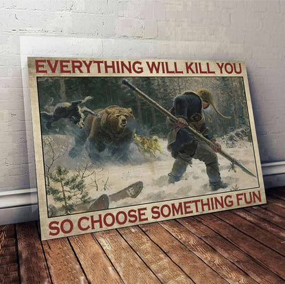 Hunting Poster Or Canvas