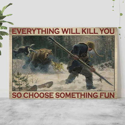 Hunting Poster Or Canvas