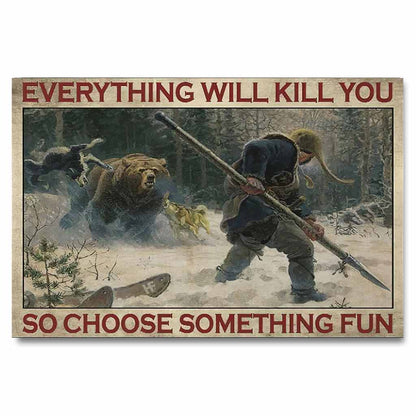 Hunting Poster Or Canvas