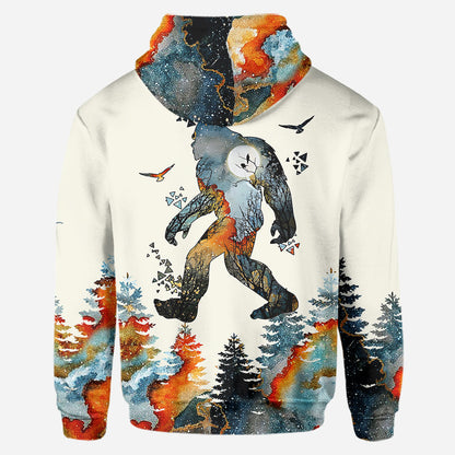Bigfoot In To The Forest I Go - Personalized Camping All Over Print