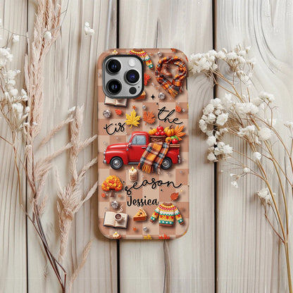 Tis The Season - Personalized Autumn Phone Case