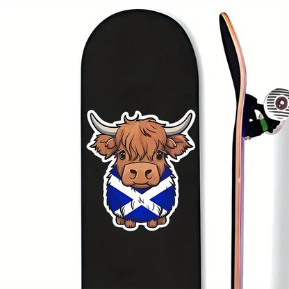 Cute Scottish Highland Cow Sticker