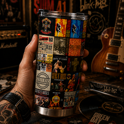 Rock Lovers - Classic Rock Legends Guns N’ Roses Tumbler Version 9