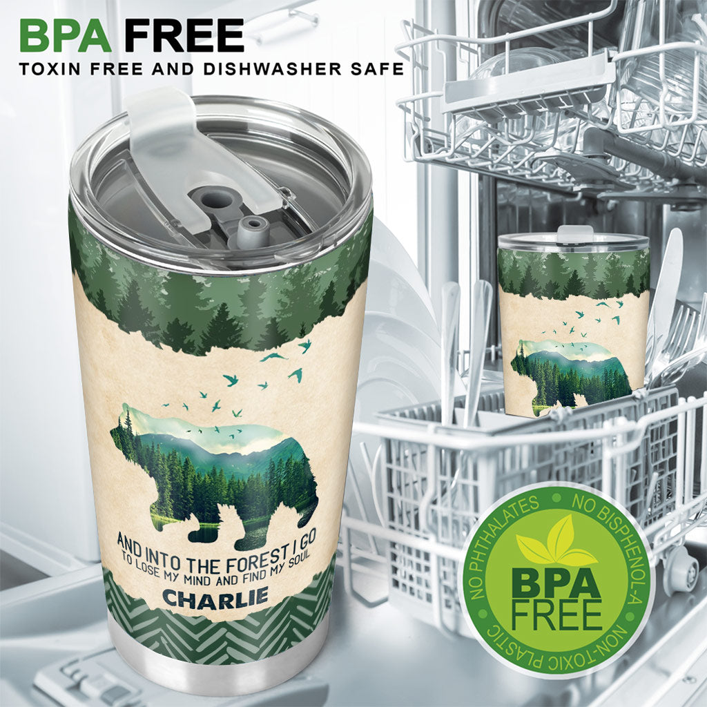 Love Camping - Personalized Bear Camping Tumbler