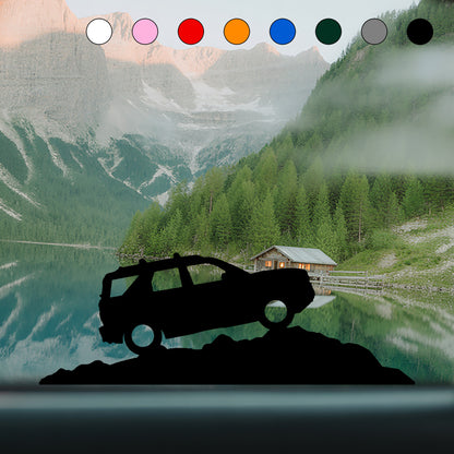 Windshield on Hill Sticker