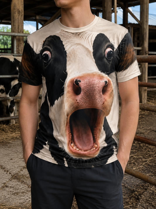 Funny Cow All Over Print Shirt
