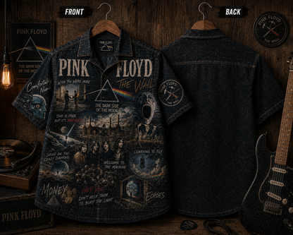 Pink Floyd Hawaiian Shirt Version 2 - Vintage Music Fan Gift