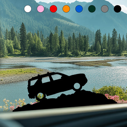 Windshield on Hill Sticker