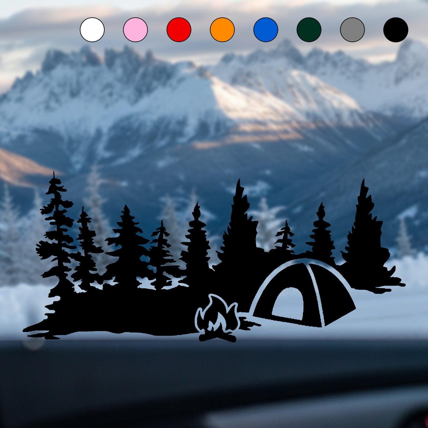 Forest Camp Sticker