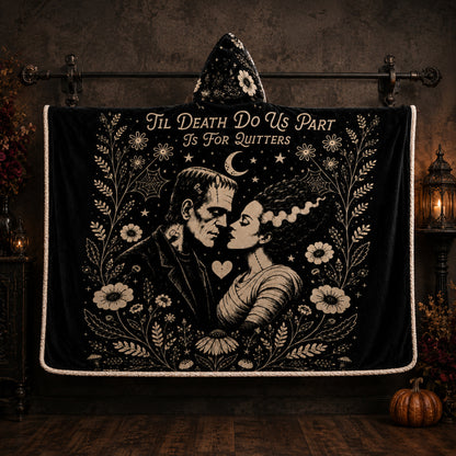 Horror Couple Hooded Blanket