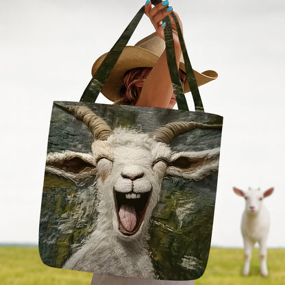 Funny Goat Tote Bag