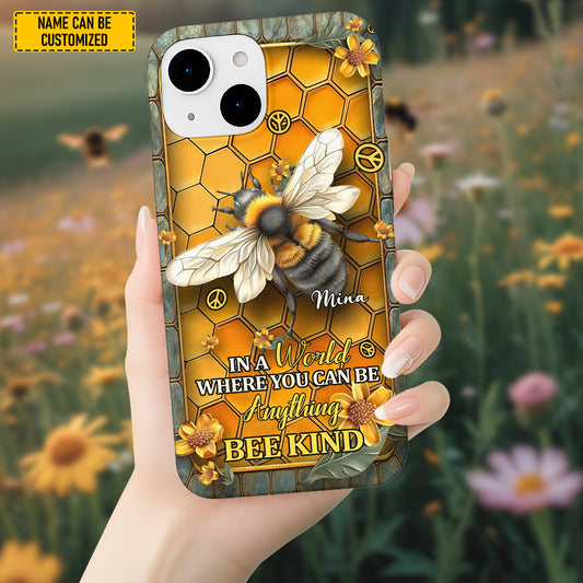 Bee Kind - Personalized Bee Phone Case