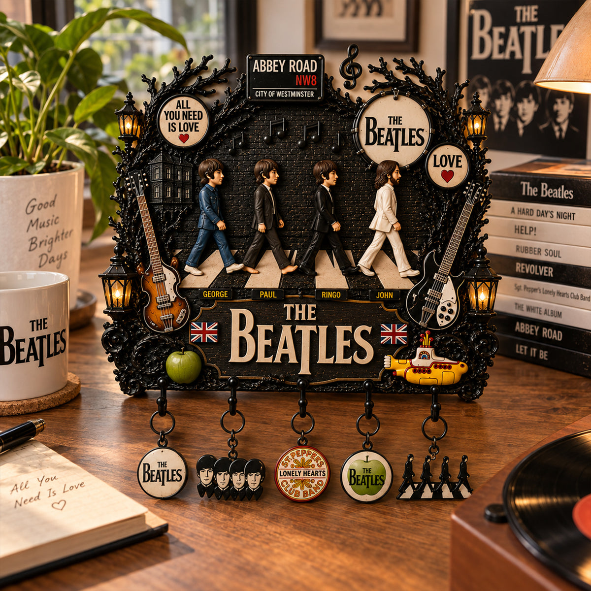 The Beatles Abbey Road Legends – Collectible Wall Key Holder Decor