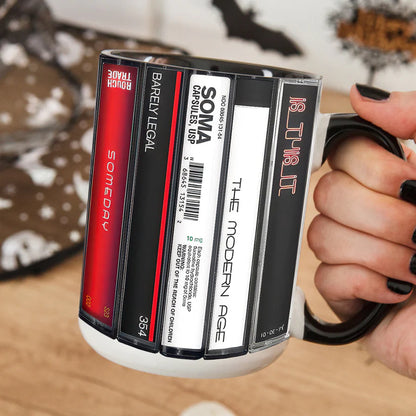The Strokes Albums Cassette Retro Collection Accent Mug