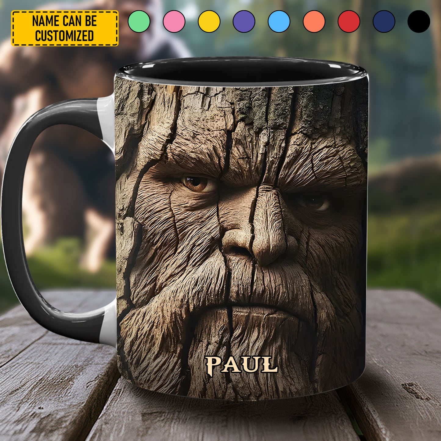 Timber Beast – Personalized Bigfoot Accent Mug