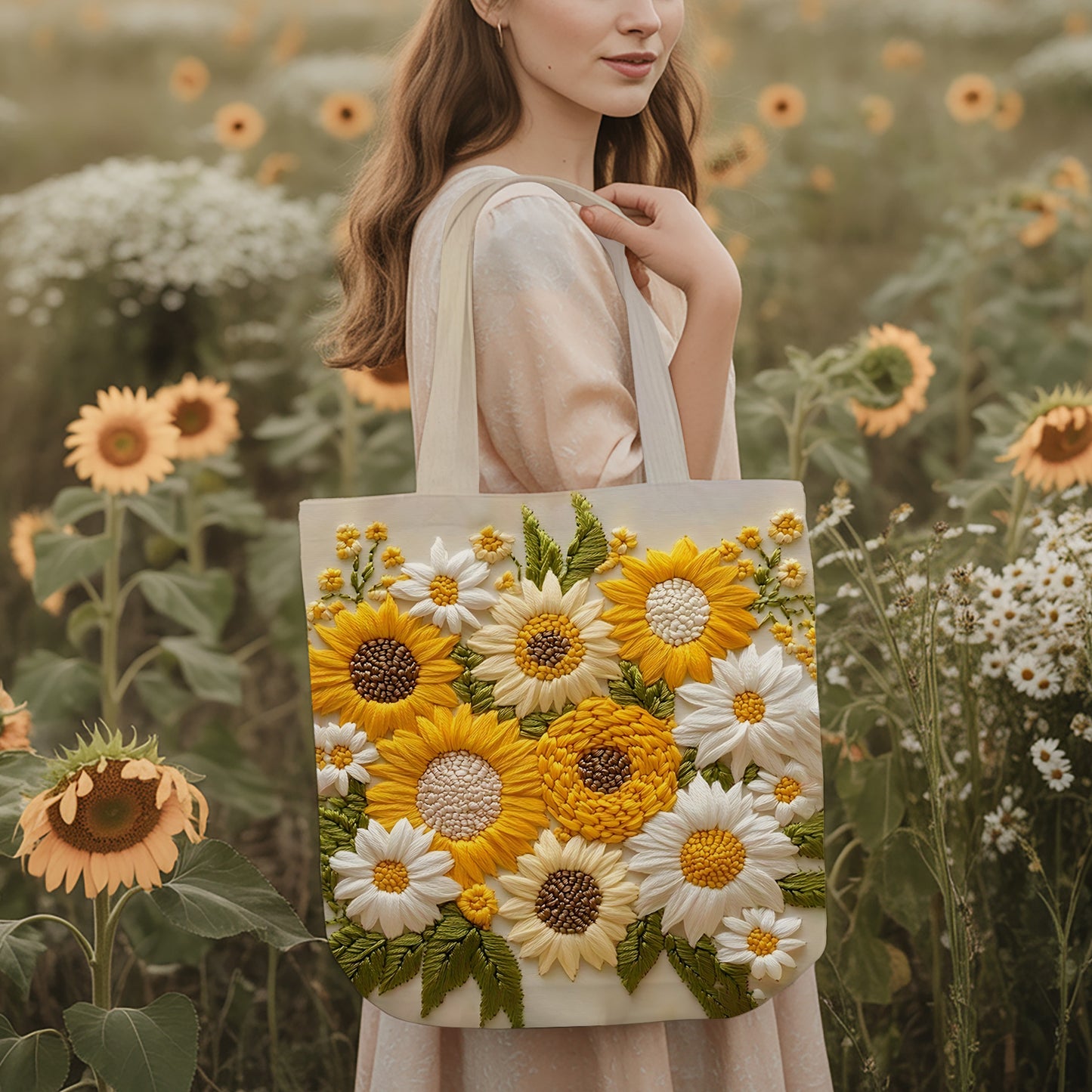 Love Sunflowers - Sunflower Tote Bag