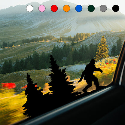 Bigfoot Windshield Sticker
