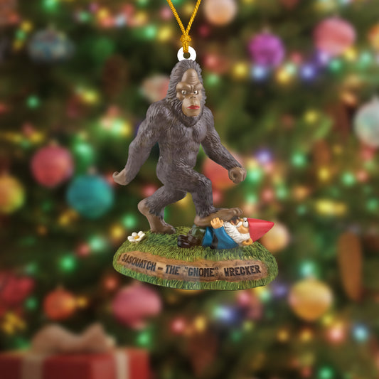 Merry Cryptid Christmas Ornament