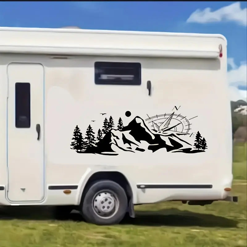 Sunset Mountain Vinyl Decal