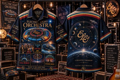 Electric Light Orchestra Hawaiian Shirt – ELO Classic Rock Music Fan Gift