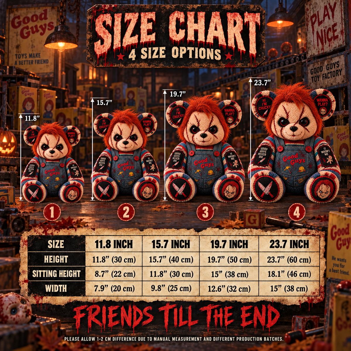 Chucky Good Guys Horror Custom Shape Pillow – Spooky Halloween Pillow