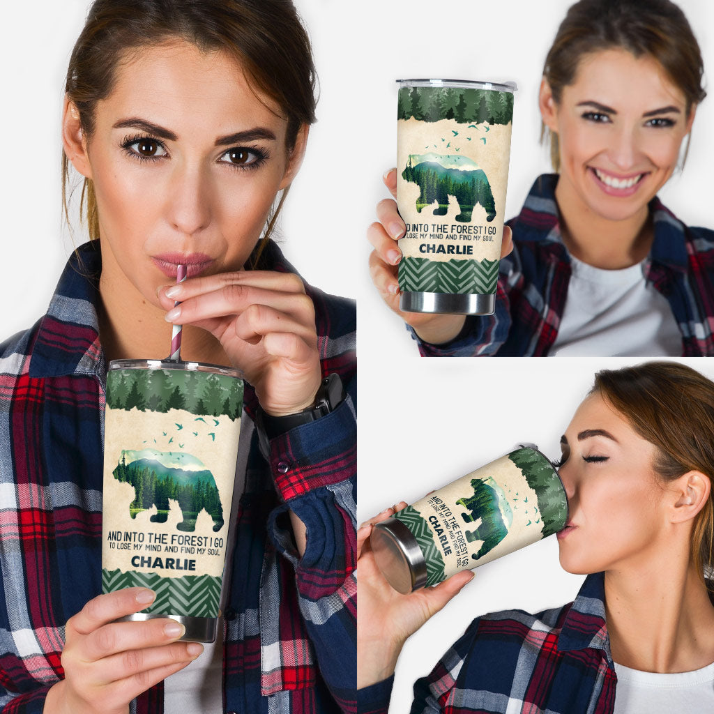 Love Camping - Personalized Bear Camping Tumbler