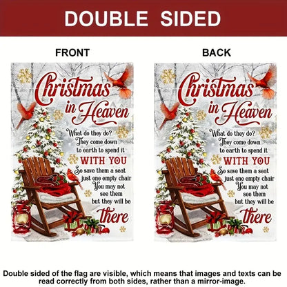 Christmas In Heaven - Garden Flag, House Flag
