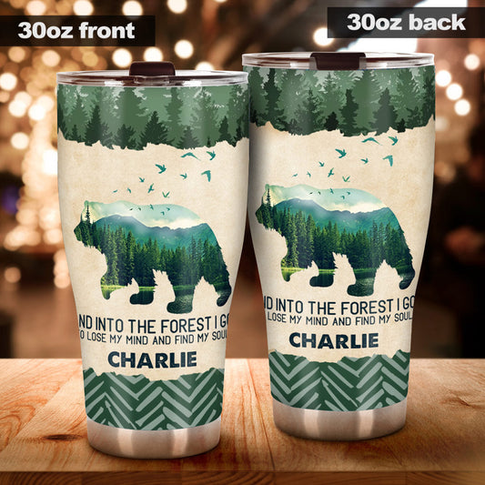 Love Camping - Personalized Bear Camping Tumbler