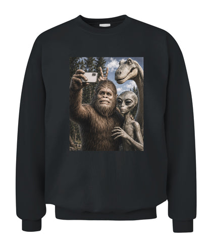 Legendary Creatures Selfie – Retro Outdoor Humor Tee