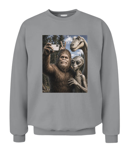 Legendary Creatures Selfie – Retro Outdoor Humor Tee