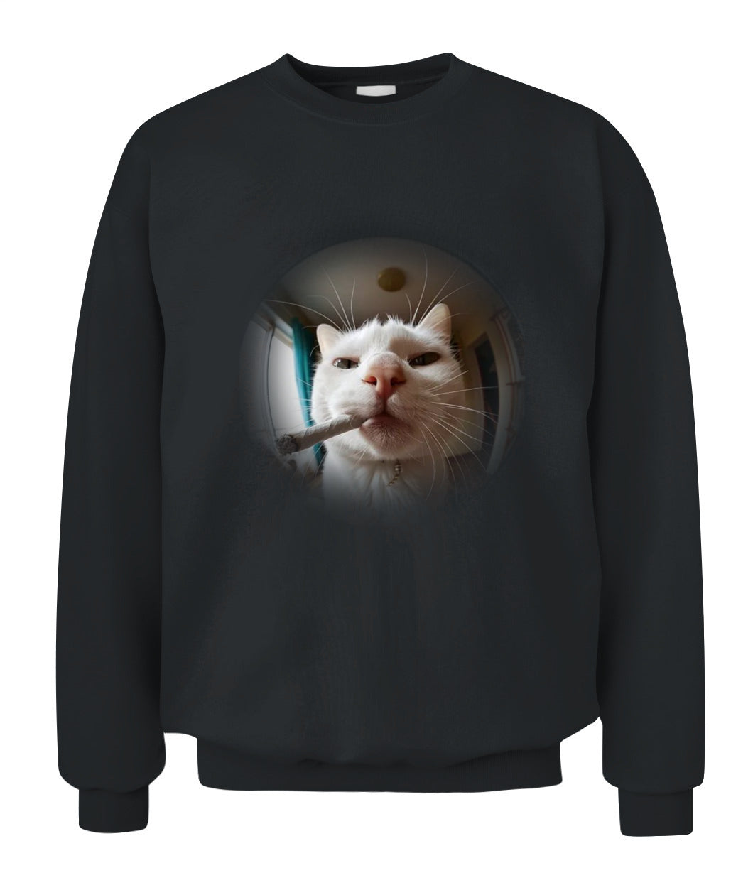 Smokin’ Cat – Funny Meme Graphic Tee