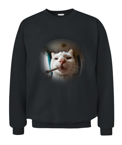 Smokin’ Cat – Funny Meme Graphic Tee